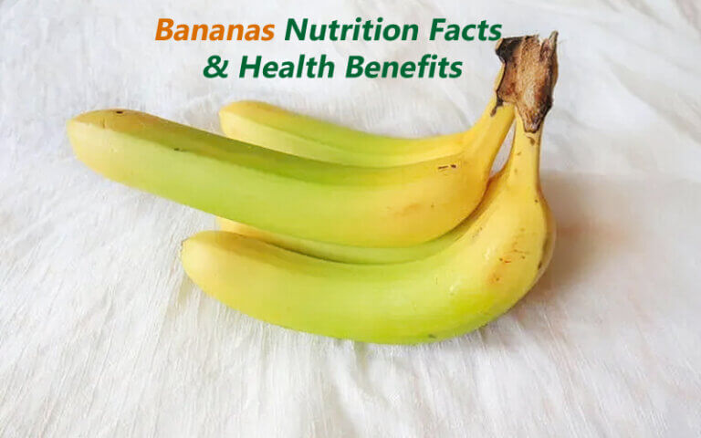 Bananas Nutrition Facts & Health Benefits - CookingEggs