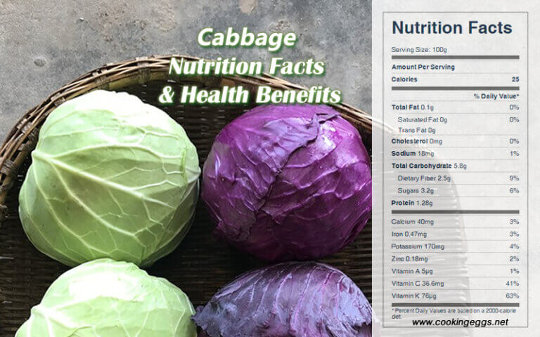 Cabbage Nutrition Facts And Health Benefits Cookingeggs