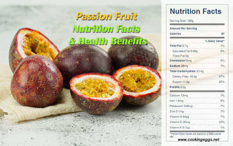 Passion Fruit Nutrition Facts And Health Benefits Cookingeggs 7428