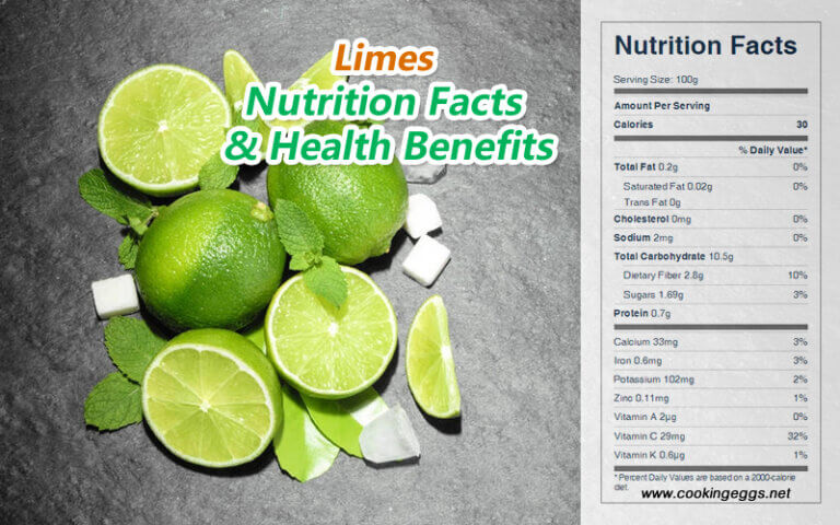 Lime Nutrition Facts and Health Benefits - CookingEggs