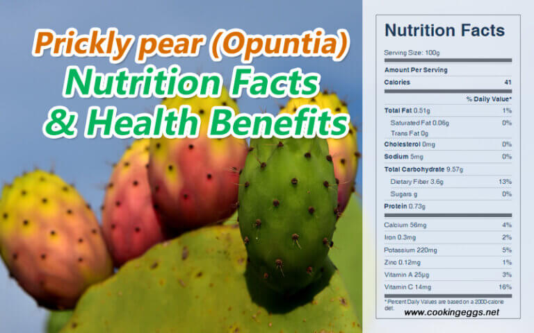 Prickly Pear Opuntia Nutrition Facts And Health Benefits Cookingeggs 