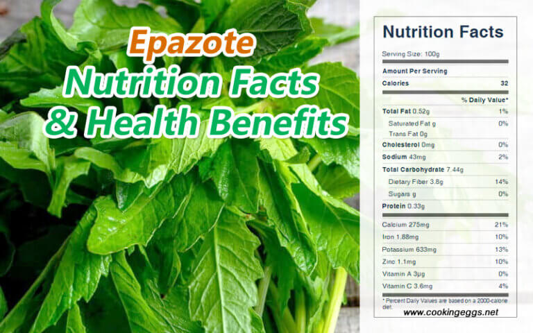 Epazote Nutrition Facts And Health Benefits - Cookingeggs